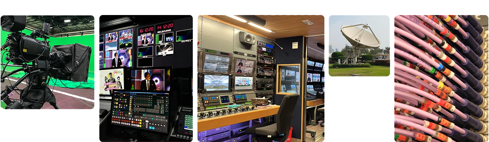 Technity Systems Qatar broadcast system integration projects collage